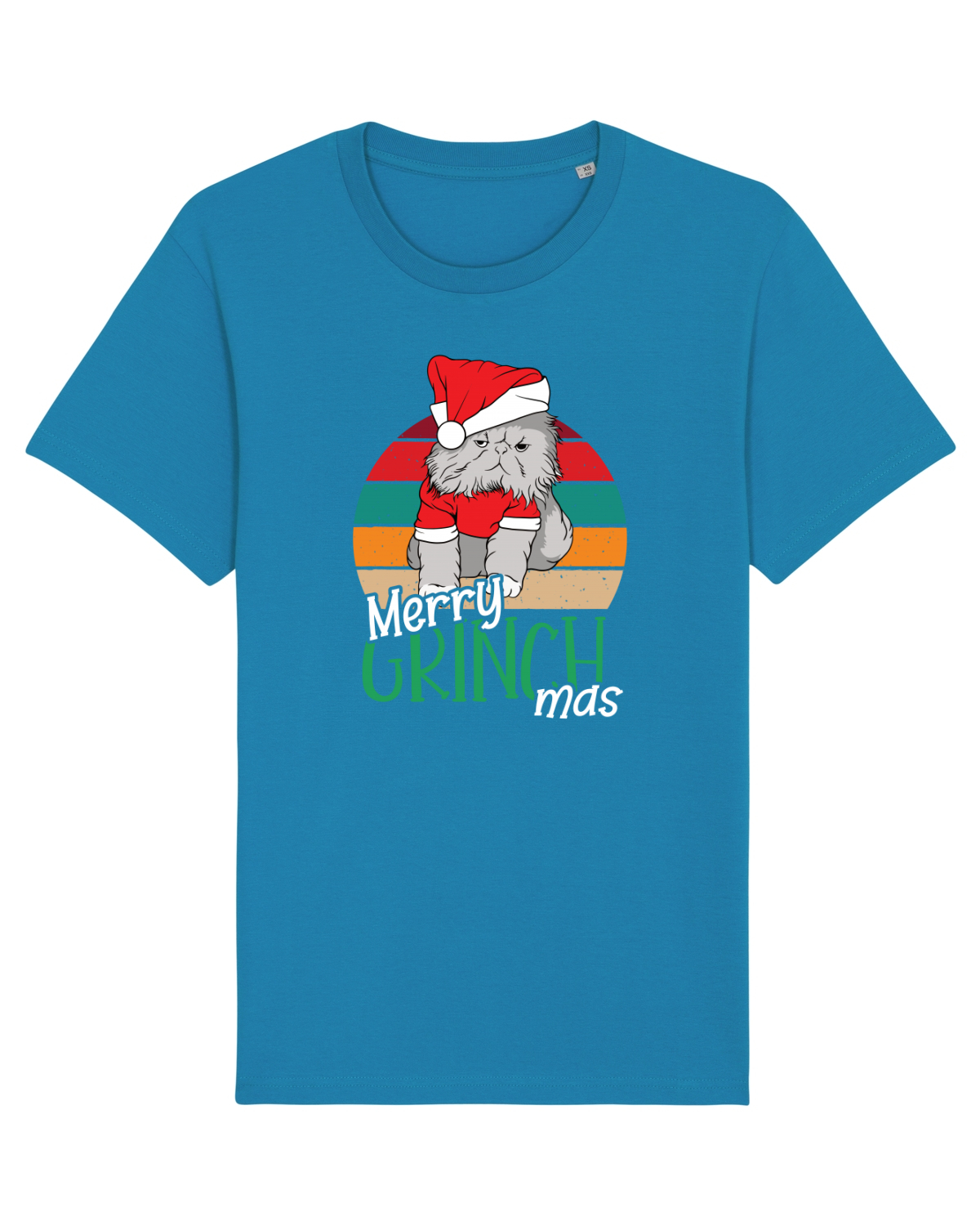 Tricou mânecă scurtă Unisex Rocker Azur