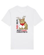 Rude dolph - Merry freakin Christmas Tricou mânecă scurtă Unisex Rocker