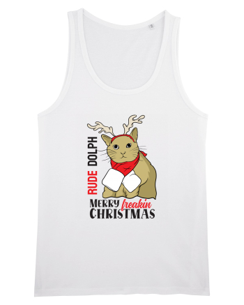Rude dolph - Merry freakin Christmas White