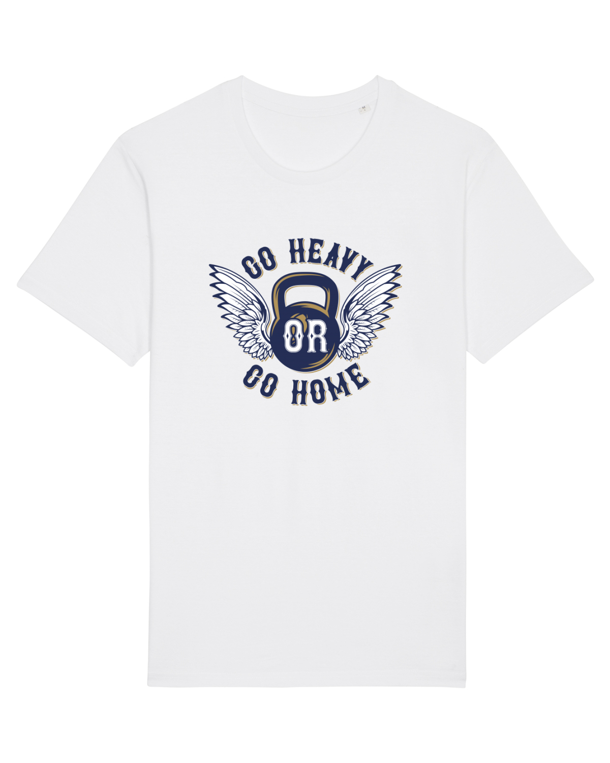 Tricou mânecă scurtă Unisex Rocker White