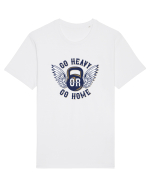 Go Heavy or Go Home Gym Tricou mânecă scurtă Unisex Rocker