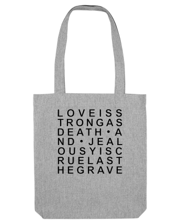 LOVE is strong Heather Grey