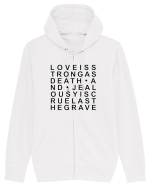 LOVE is strong Hanorac cu fermoar Unisex Connector