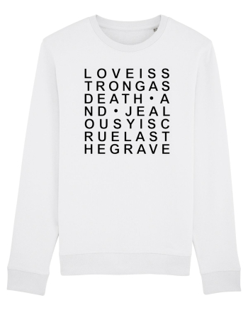 LOVE is strong White