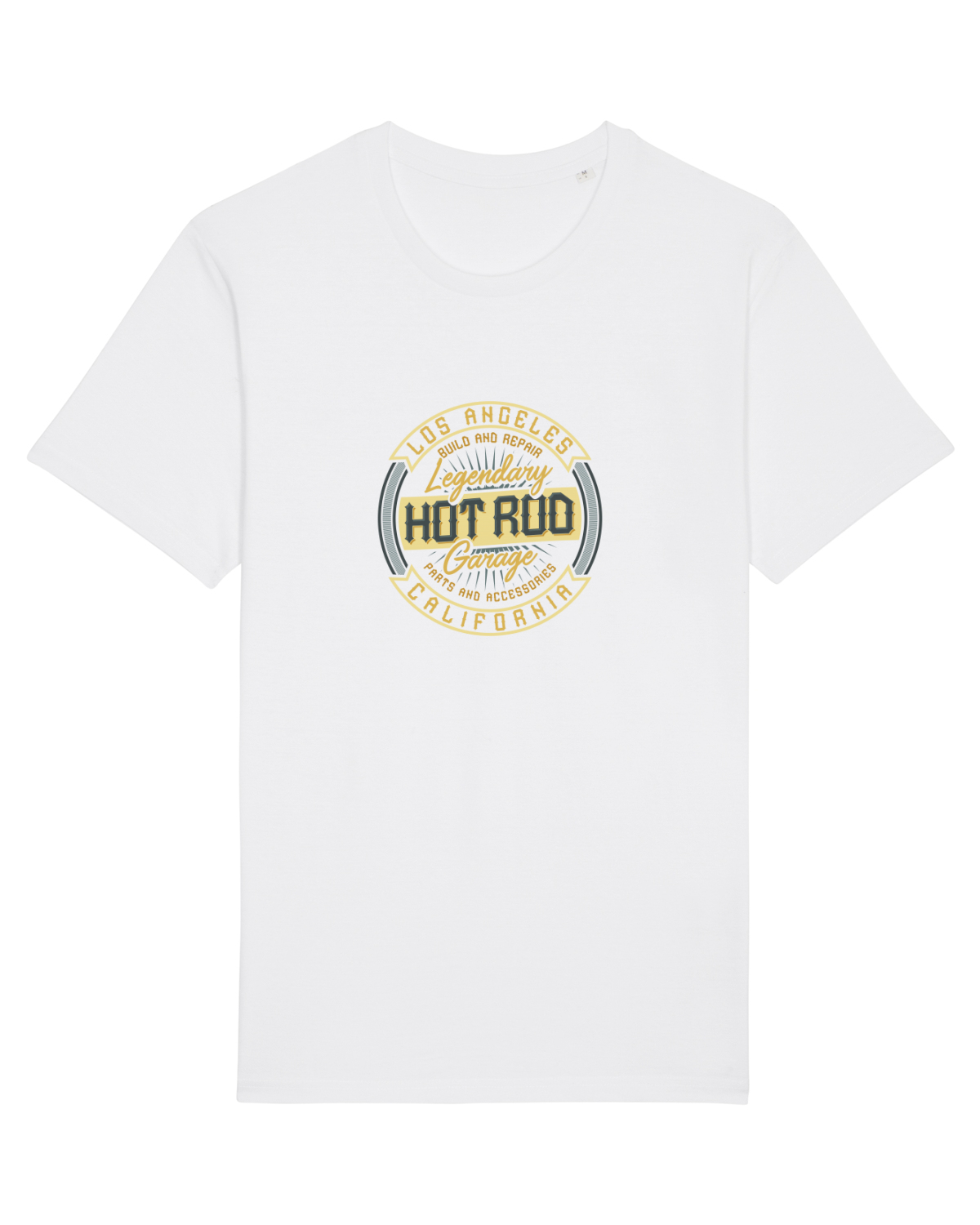 Tricou mânecă scurtă Unisex Rocker White