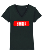 Brasov Tricou mânecă scurtă guler V Damă Evoker