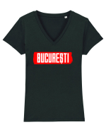 Bucuresti Tricou mânecă scurtă guler V Damă Evoker