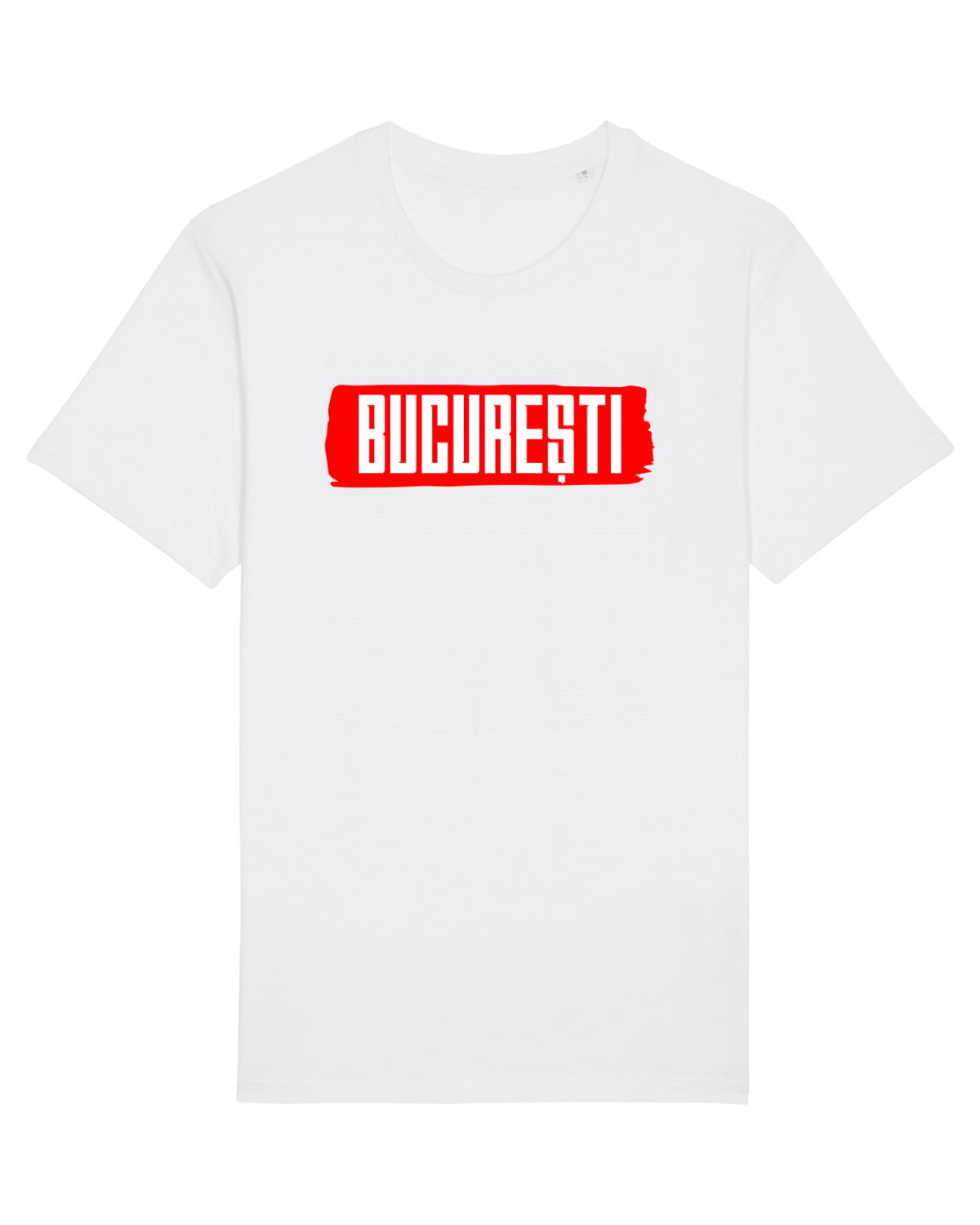 Tricou mânecă scurtă Unisex Rocker White