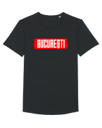 Bucuresti Tricou mânecă scurtă guler larg Bărbat Skater