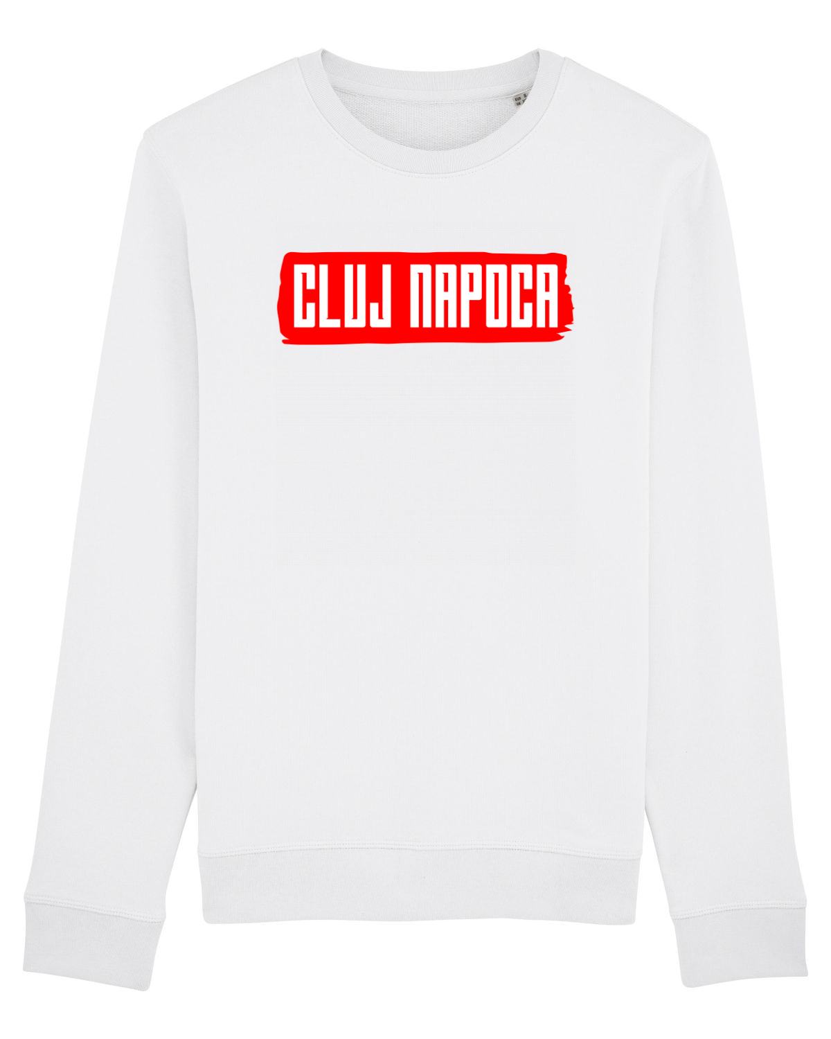 Bluză mânecă lungă Unisex Rise White