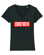 Constanta Tricou mânecă scurtă guler V Damă Evoker