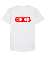 Constanta Tricou mânecă scurtă guler larg Bărbat Skater