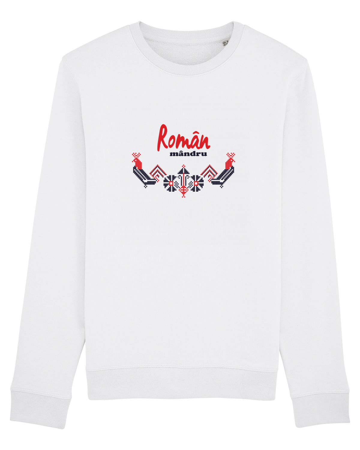 Bluză mânecă lungă Unisex Rise White