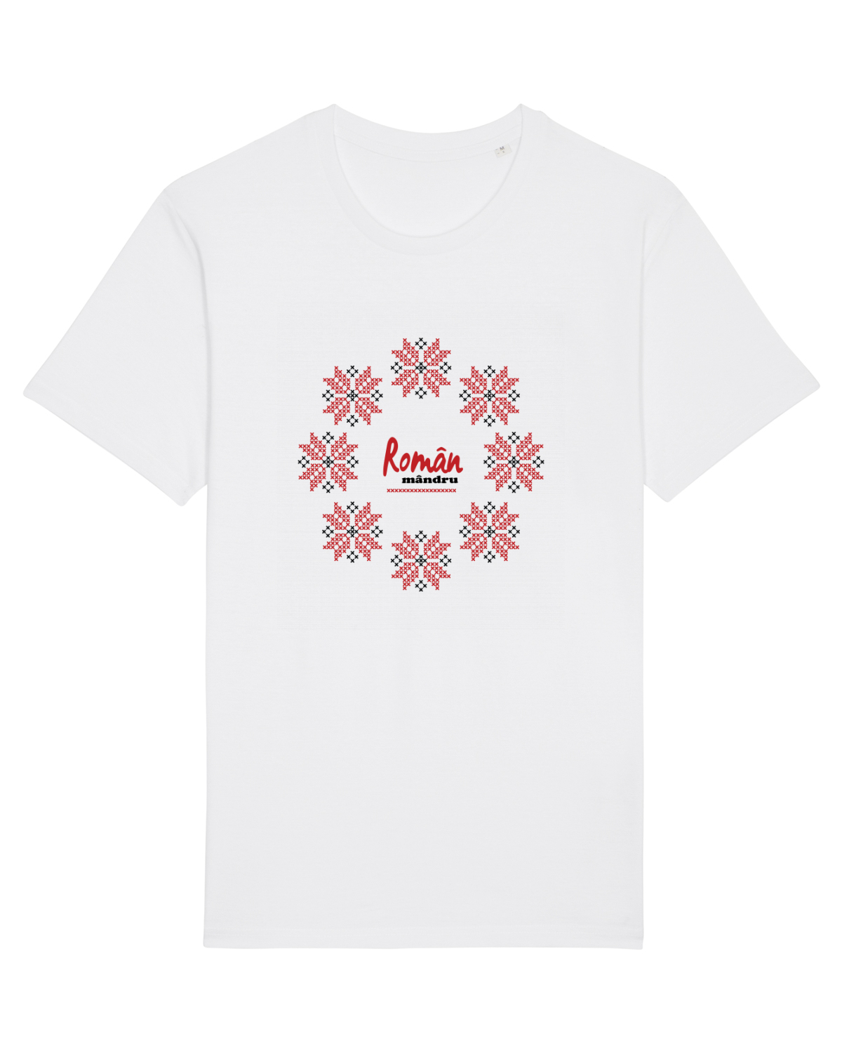 Tricou mânecă scurtă Unisex Rocker White