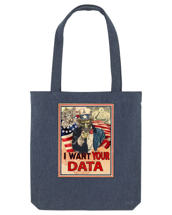 i want your data Midnight Blue