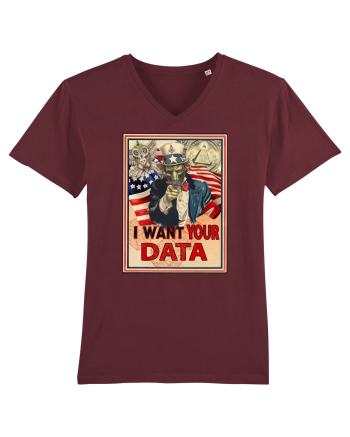 i want your data Burgundy