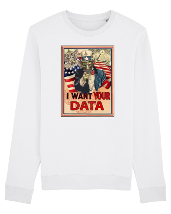 i want your data White