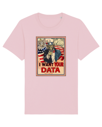 i want your data Cotton Pink