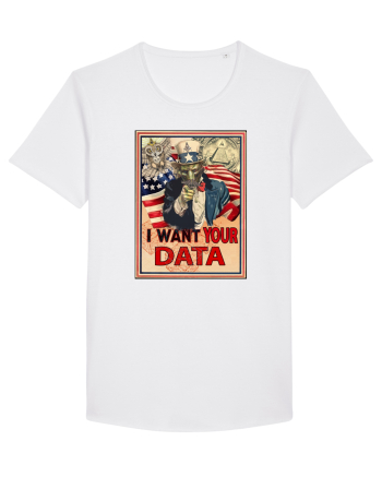 i want your data White