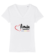Roman mandru #5 Tricou mânecă scurtă guler V Damă Evoker