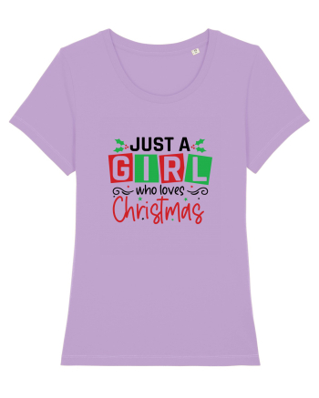 Just a Girl Who Loves Christmas Lavender Dawn