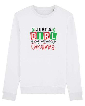 Just a Girl Who Loves Christmas White