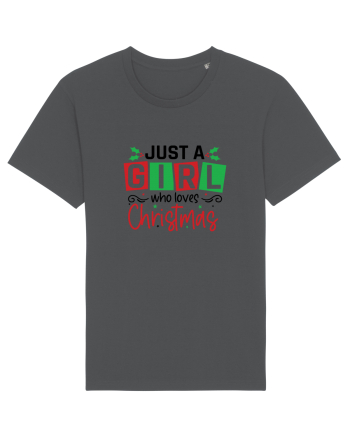 Just a Girl Who Loves Christmas Anthracite