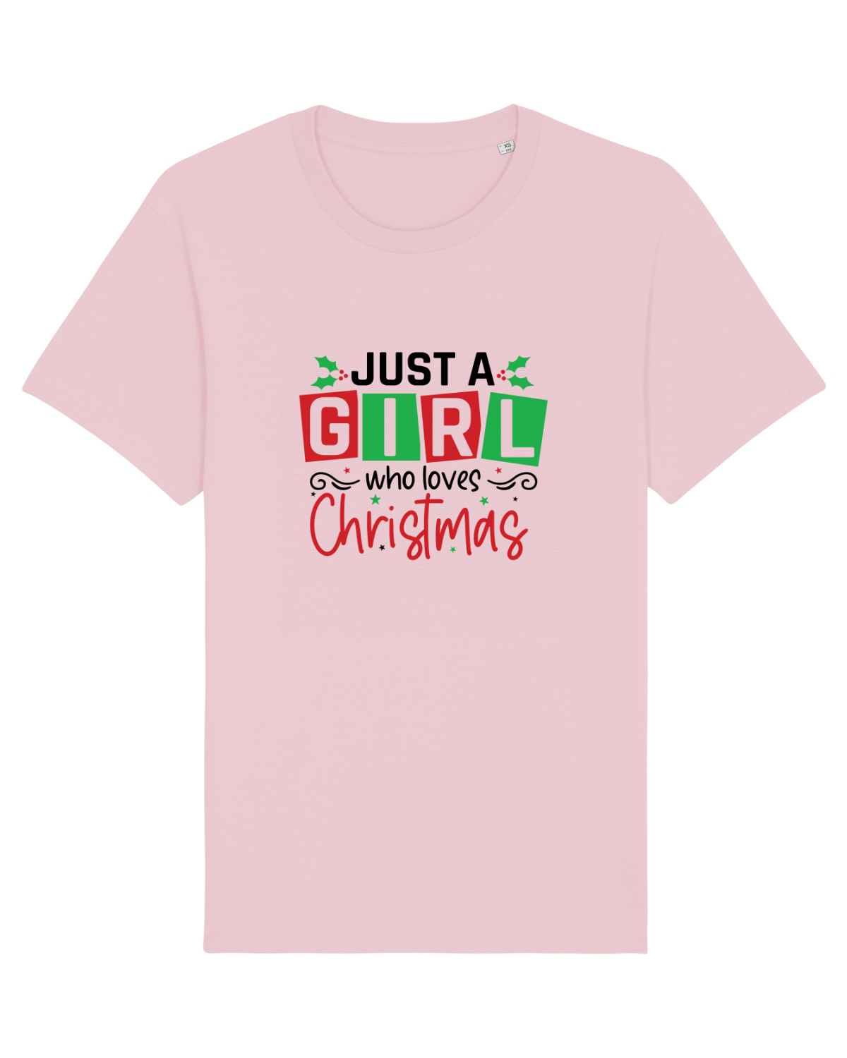 Tricou mânecă scurtă Unisex Rocker Cotton Pink
