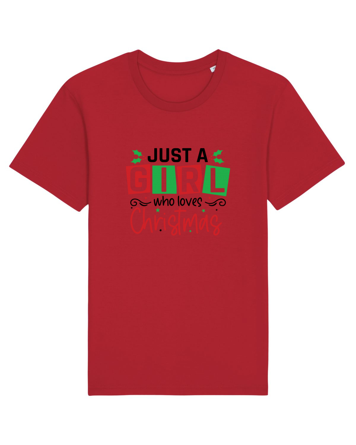 Tricou mânecă scurtă Unisex Rocker Red