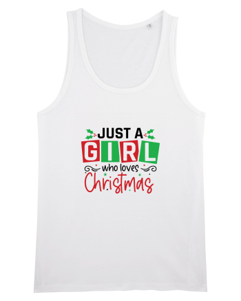Just a Girl Who Loves Christmas White