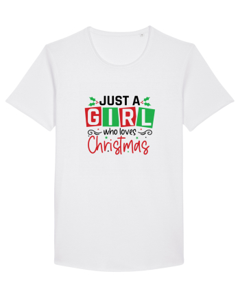 Just a Girl Who Loves Christmas White