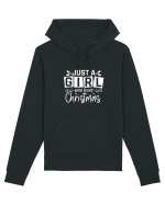 Just a Girl Who Loves Christmas (alb) Hanorac Unisex Drummer