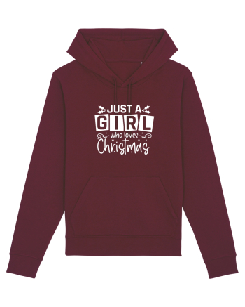 Just a Girl Who Loves Christmas (alb) Burgundy