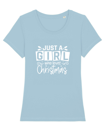 Just a Girl Who Loves Christmas (alb) Sky Blue