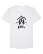 True Freedom Biker Tricou mânecă scurtă guler larg Bărbat Skater
