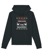 Dashing Through The Diapers Ugly Sweater Hanorac Unisex Drummer