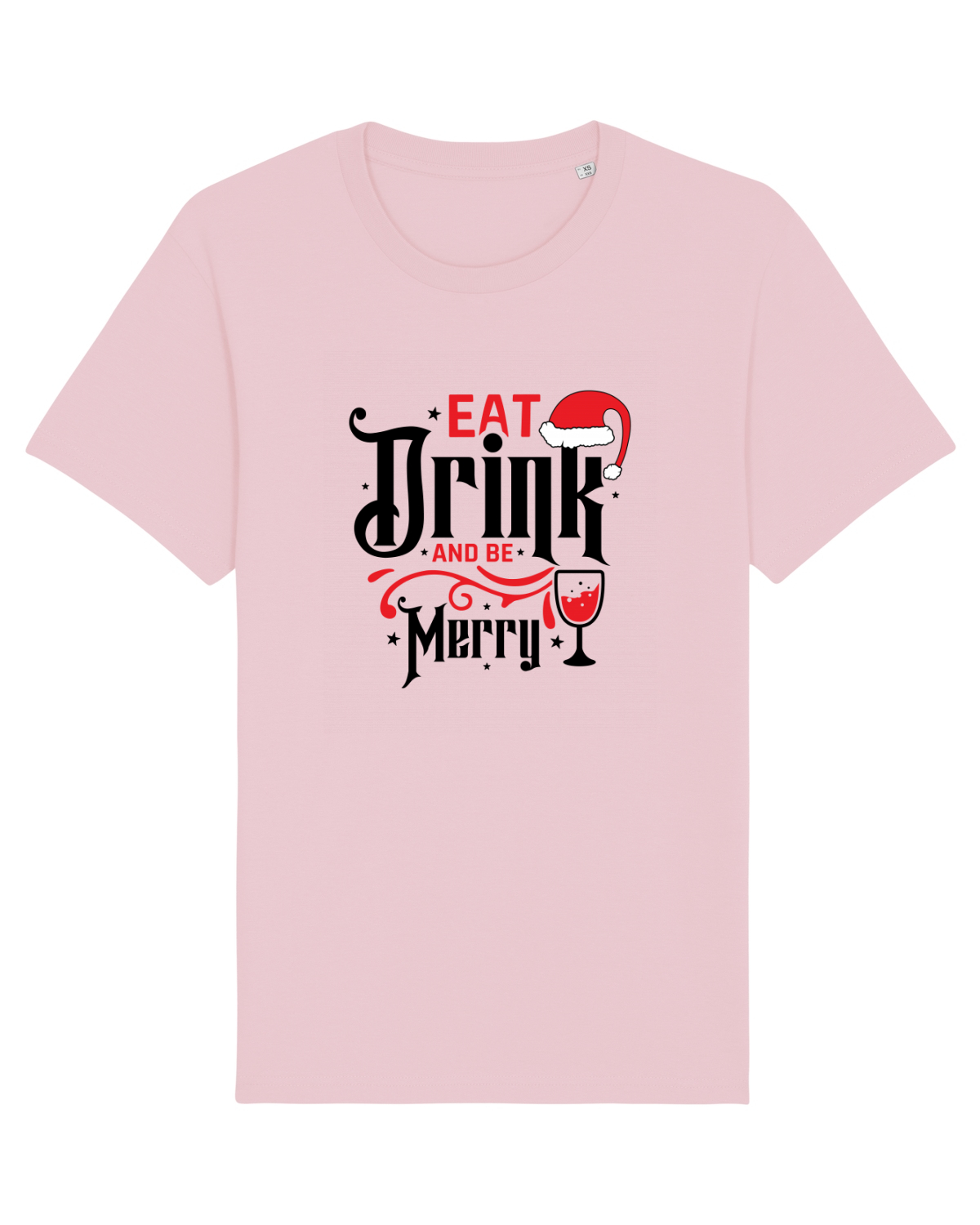 Tricou mânecă scurtă Unisex Rocker Cotton Pink