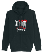 Eat, Drink and Be Merry (versiune 1) alb Hanorac cu fermoar Unisex Connector