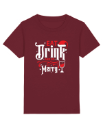 Eat, Drink and Be Merry (versiune 1) alb Tricou mânecă scurtă  Copii Mini Creator
