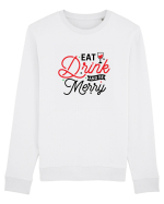 Eat, Drink and Be Merry (versiune 2) Bluză mânecă lungă Unisex Rise