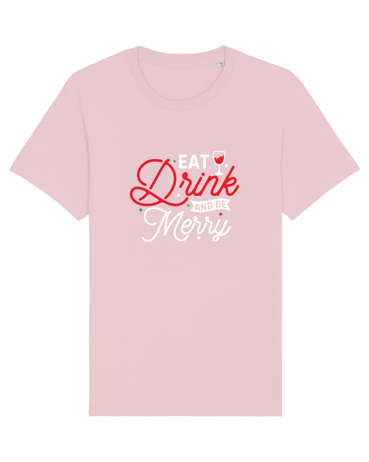 Tricou mânecă scurtă Unisex Rocker Cotton Pink