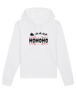 Ho Ho Ho (Moș Crăciun) negru Hanorac Unisex Drummer