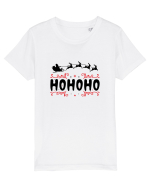 Ho Ho Ho (Moș Crăciun) negru Tricou mânecă scurtă  Copii Mini Creator