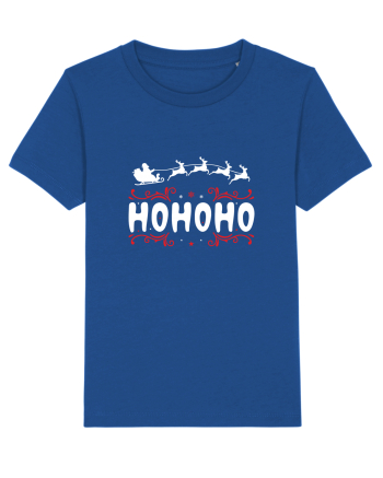 Ho Ho Ho (Moș Crăciun) alb Majorelle Blue