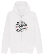 Jingle Bells (Crăciun) Hanorac cu fermoar Unisex Connector
