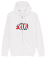 Joyful (Crăciun) Hanorac cu fermoar Unisex Connector
