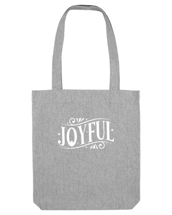 Joyful (Crăciun) alb Heather Grey