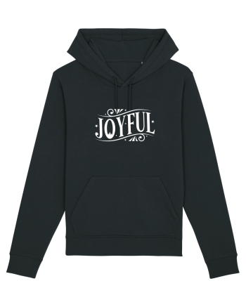 Joyful (Crăciun) alb Black