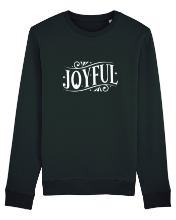 Joyful (Crăciun) alb Black