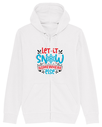 Let it Snow Somewhere Else (Crăciun) White